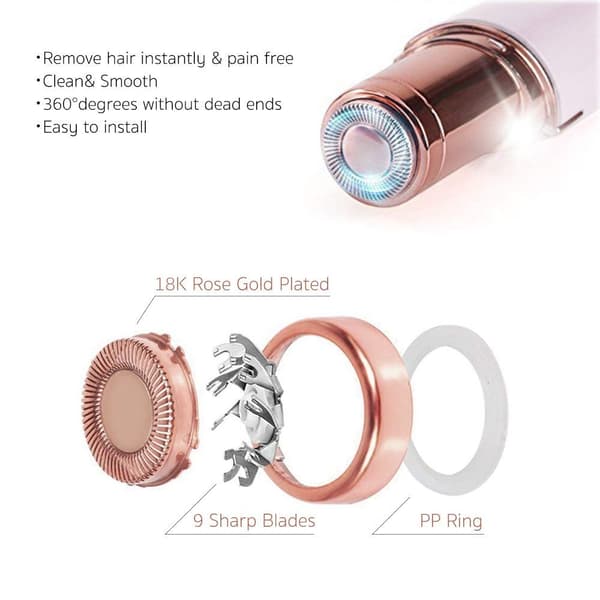 Reservehode for ansiktshårfjerner for Flawless Finishing Touch