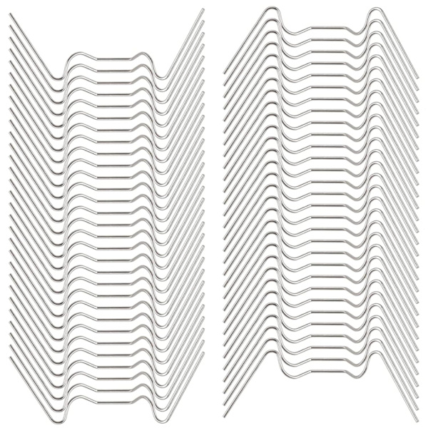 100 stk 304 W-type glassklemmer for drivhusglass, drivhus