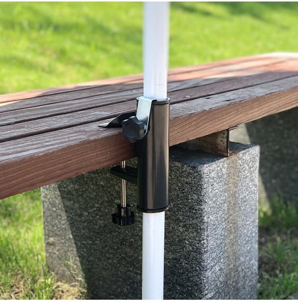 Balkonparasolholder, Haveparasol Fastgørelsesklemme, Bord Balkon