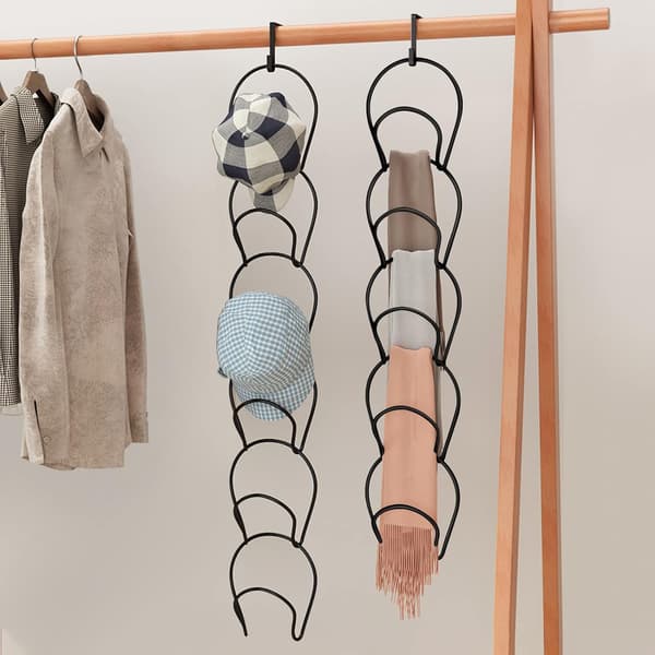 95Street 5-delt Baseball Cap Stativ Organizer, Cap Hanger Vegg