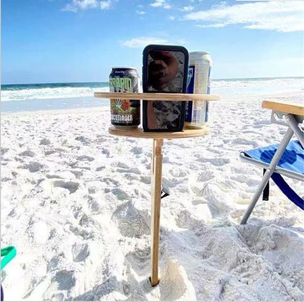 Øl Bord Hageunderholdning Strand Bærbar Camping Folding