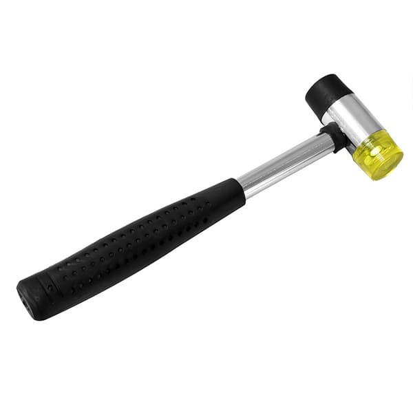 Dobbeltsidig Hammer med 25mm Diameter - Gummihammer til Læderarbejde