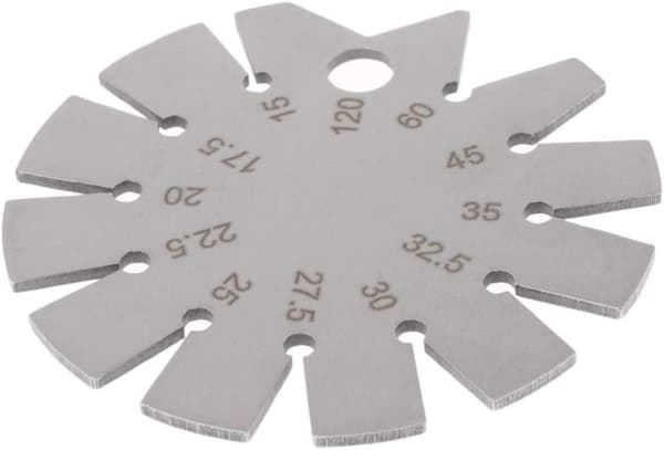 15° til -120° Måleværktøjer til rustfrit stål Bevel Gauge Protract