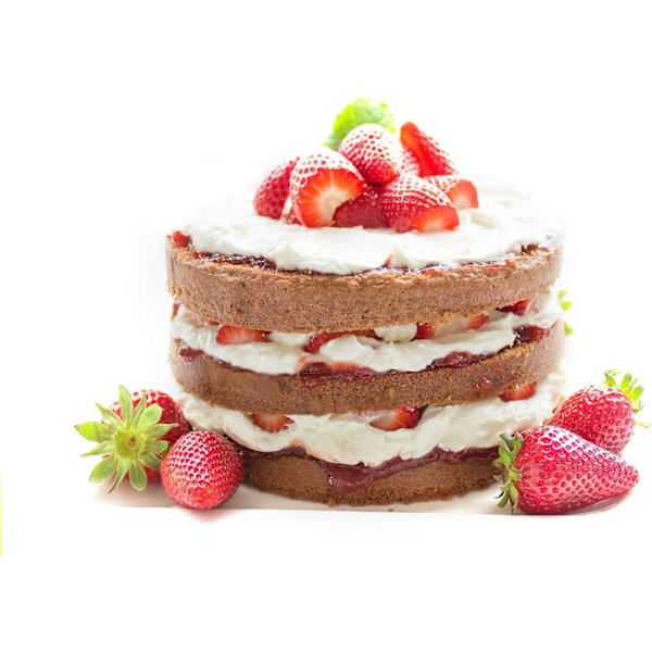 Femdelt bølget kageform i rustfrit stål - Multistørrelse