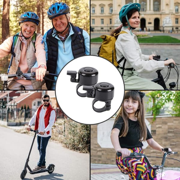 Pyöränkello, 2 kpl Mini Pyöränkello Selkeällä ja Kovalla Äänellä, Mini Bi