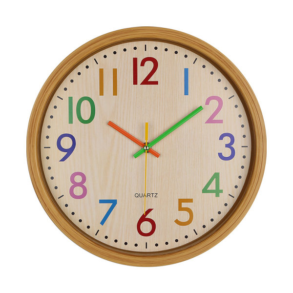 Teaching Clock for Kids | 12 inch Educational Wall Clock for Lear