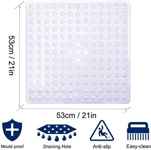 Antislip Badematte med Sugkopper Antislip Dusjmatte Moderne Des