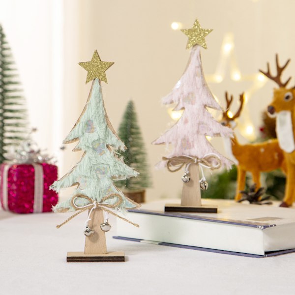 3 stk Julepynt DIY Julepynt i tre