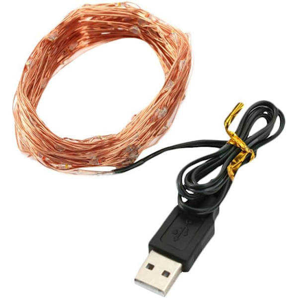 LED Dekorativa Strängljus USB-drivna Fe-Stjärnor W DXGHC
