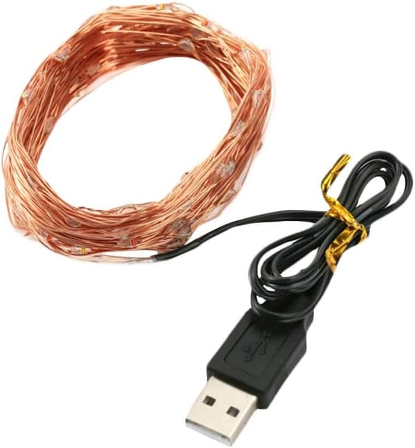 LED Dekorative Lyslenker USB-drevne Fe-stjernelys W DXGHC