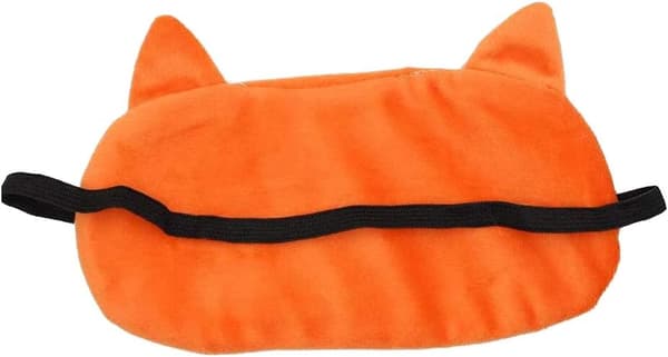 (Orange Fox) Sød Ræv Søvnøjenmaske Plys Blindfold Rejse Sl