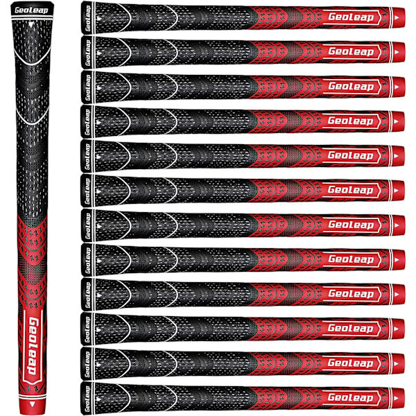 Golfgrepp Set om 13 - Cord Rubber Compound Material, Hybrid Golf Club Grepp, All Weather Performance.