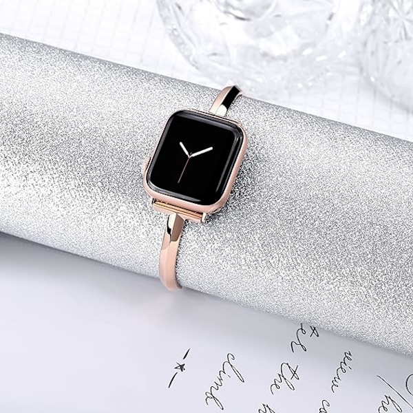 Armband i rostfritt stål kompatibla med Apple Watch-armband 38 mm 42