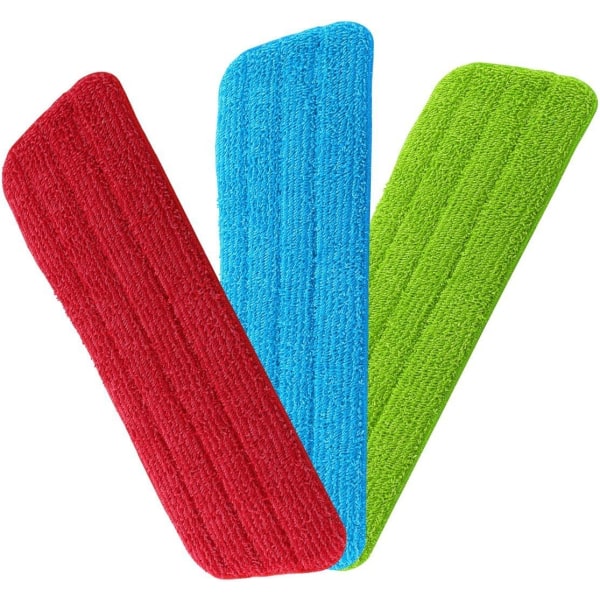 Replacement Cleaning Cover, 3PCS Microfiber Broom Mop Replacement