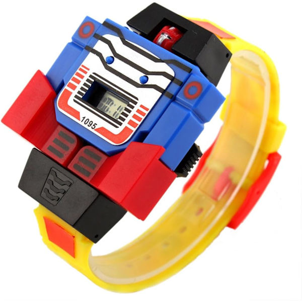 Digitalt Transformers Bumblebee-klokke for gutter og jenter