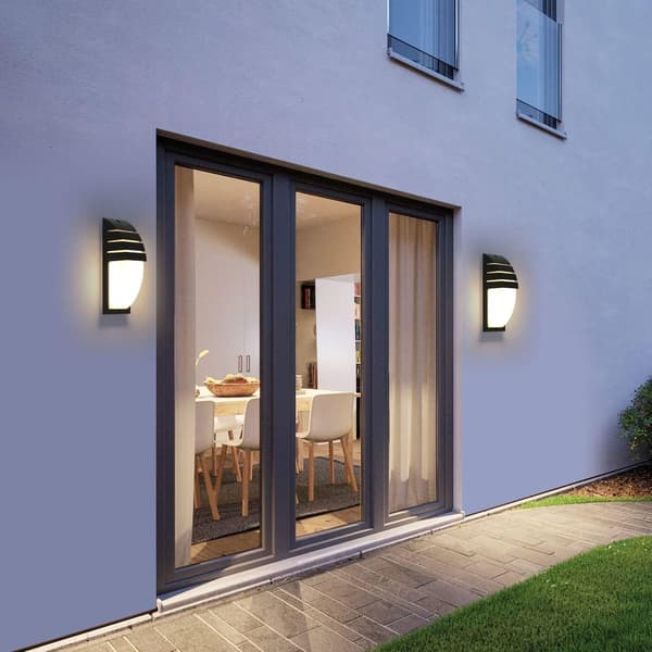 Sisä- ja ulkoseinävalaisin, 12W Musta LED-seinävalaisin, Säädettävä B