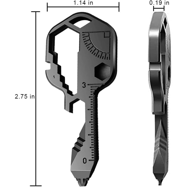 Monitoiminen avain työkalu - Ulkoilma avain työkalu - 24 in 1 Ruostumaton