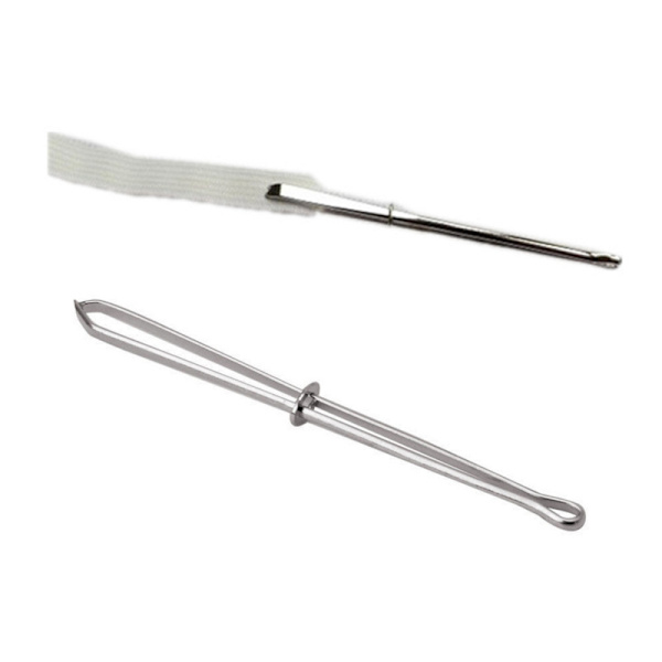 2-pack handgjorda elastiska klämmor, snören, guider, strängning
