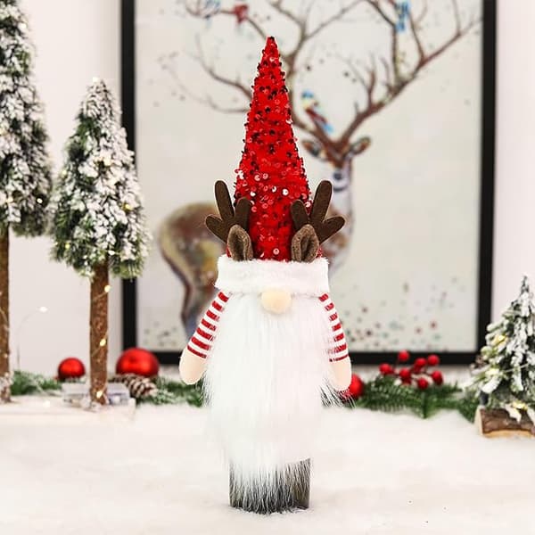 Jule-Nisse Vinflaskedeksel 3-pakning Svensk Tomte