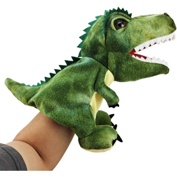 Dinosaurie Handdockor Cartoon Tyrannosaurus Dockteaterleksak för Pojkar G