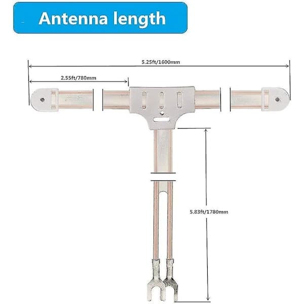 300 Ohm FM-antenne til vintage stereotunermodtagere, D
