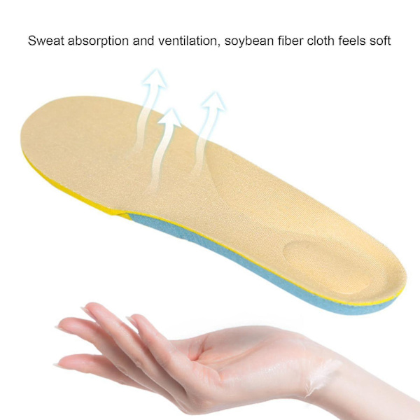 Blå (S Længde 16,8 cm) Børnesko med Anti-Slip, Svedabsorberende og Blød Sål