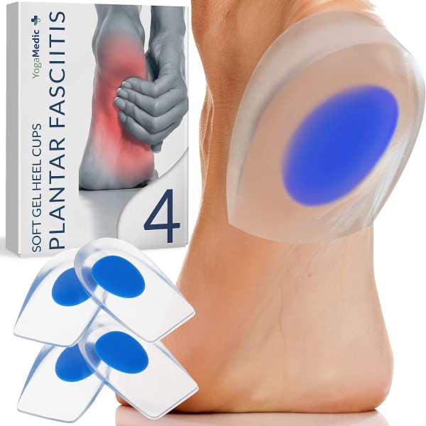4 delar - Silikongel Ortopedisk innersula - Achilles tendonitis A