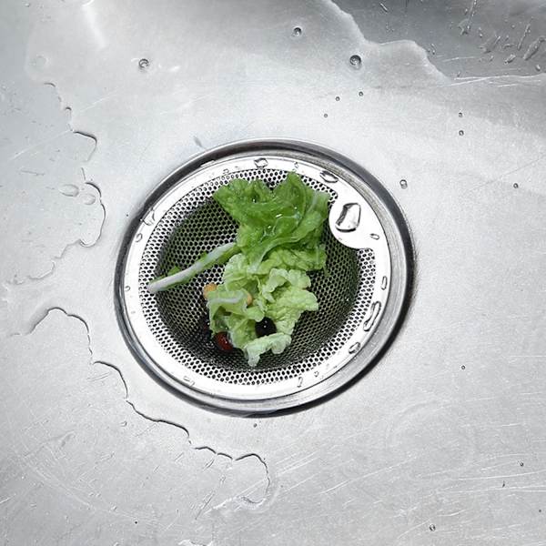 Rustfritt Stål Sink Sil - To-pakning (7,6 CM)