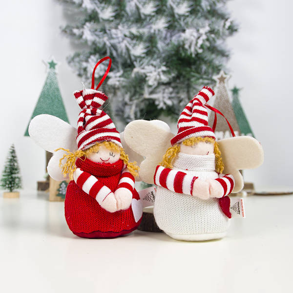 5 nya juldukssanta tomte snögubbe dockor hängen ins C