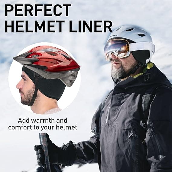 Vinter Termisk Skallehette Sykling Løping Beanie Hater Under He DXGHC