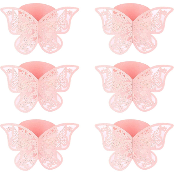 Papir Servietringe Butterfly Ring til M DXGHC