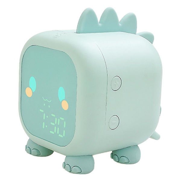 Børne Dinosaur Vækkeur Vækkeure Med Lys Digital Alarm C