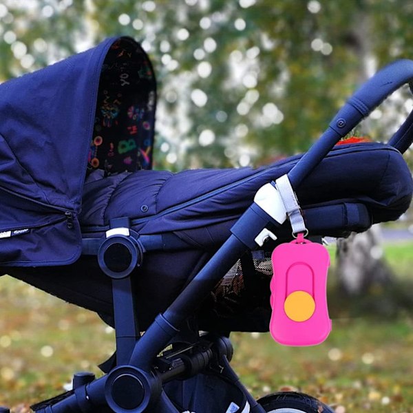 Baby Wipe Case, Bärbar Baby Kid Wipe Förvaringslåda Våtservetter Hållare Dispenser Barnvagnstillbehör Utomhusbruk (#3)