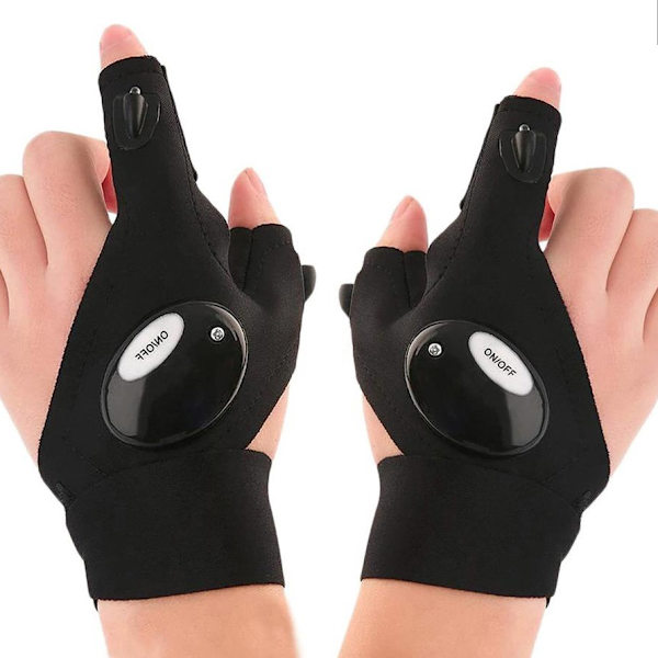 LED-ficklampsvantar Present till Män Fars Dag Utomhus Fiske Glo
