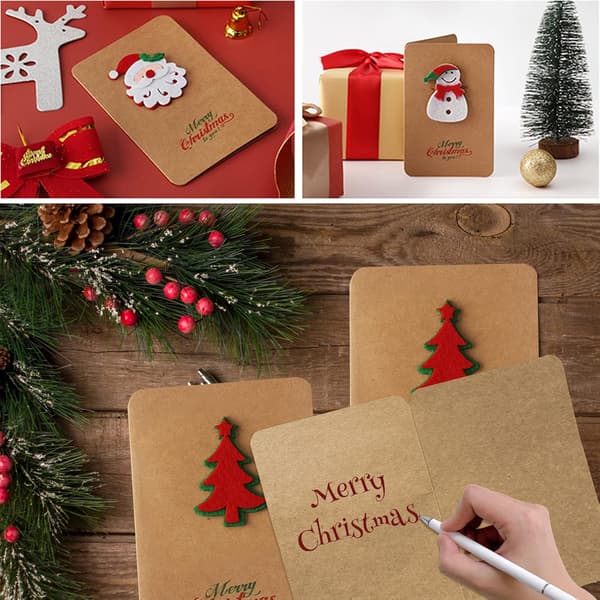 6 stycken julkort, God Jul-kort med kuvert DXGHC
