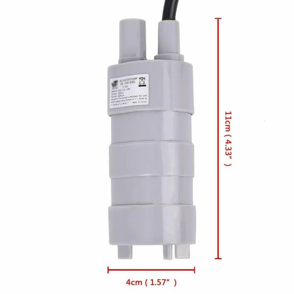 12V Camper Submersibel Vattenpump Micro Högtryck DC för M