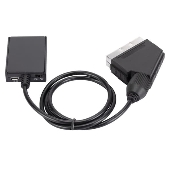 Ny HDMI til SCART-konverter 1080P HD videoadapter HDMI til SCA