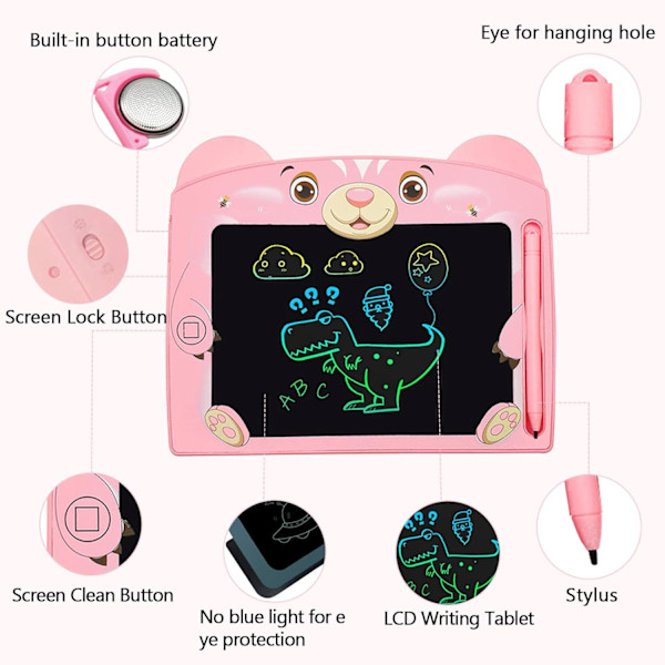 12 Tuuman LCD-Kirjoituslevy - Pyyhittävä - Ympäristöystävällinen - Br DXGHC