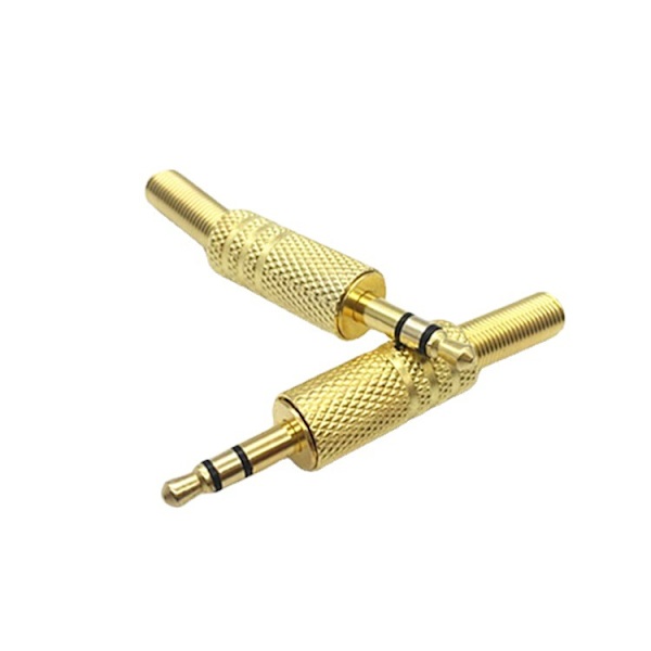 3,5 mm hovedtelefonstik, dobbeltkanal 3,5 mm hovedtelefonstik, 3-delt ja