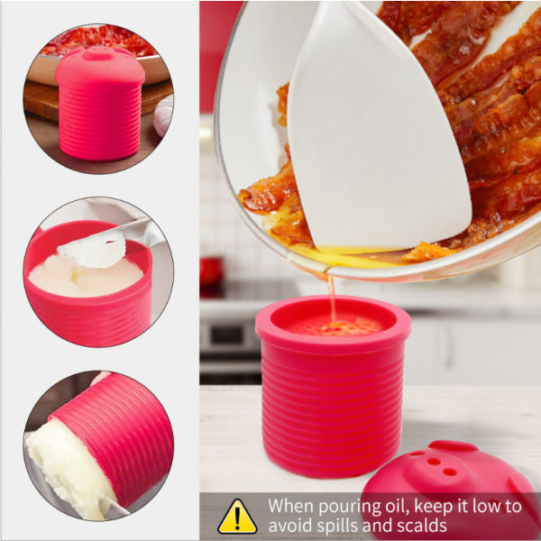 Silikone Baconfedt Dræner Baconfedt Opsamler Bacon