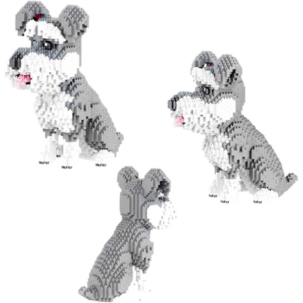 Hunde Mikro Byggeklodser Dyr Mini Byggelegetøj Klodser kæledyr DXGHC