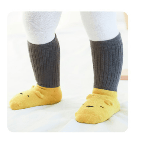 5 Par Toddler Gutter for Gutter Sokker Kneesokker Bomull, B