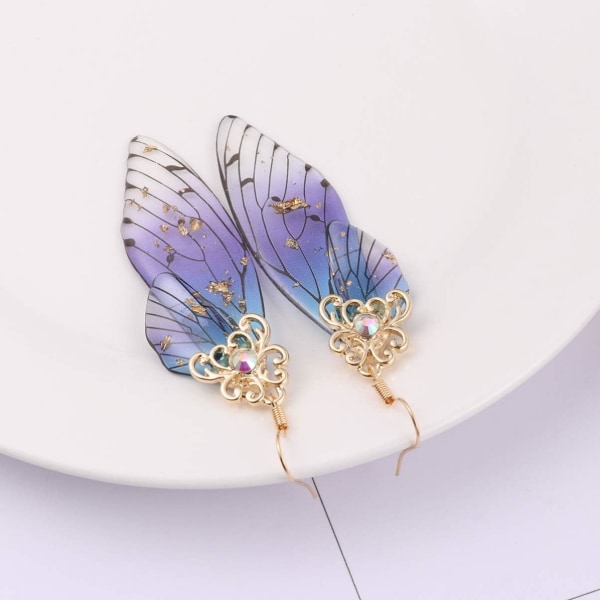2 par fjärilsvingar brudörhängen kvinnlig personlighet fash