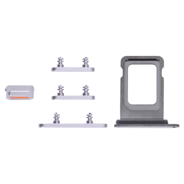 SIM-kortfack + SIM-kortfack + Sidoknappar för iPhone 14 Pro Max DXGHC