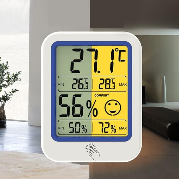 LCD Digital Termometer Hygrometer Temperaturmåler Hygrometer B