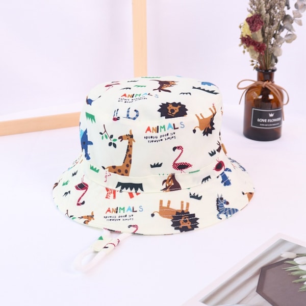 Barn Solhatt, Unisex Barn Sommarhatt Bred Brätte Solskydd Hatt, Fällbar Strandkeps med Justerbar Hakrem OuA