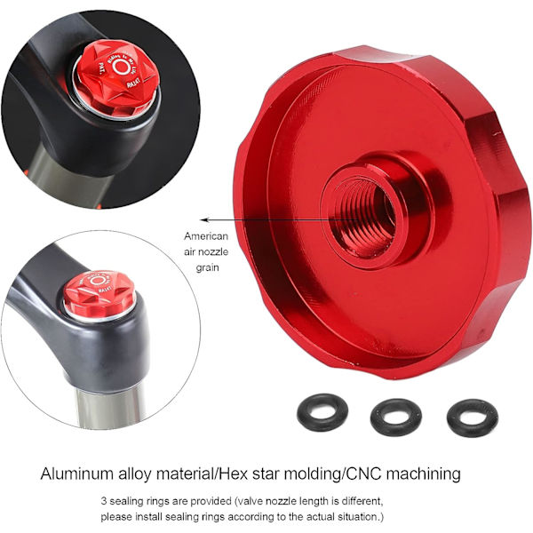 Cykelventilåbner, Aluminium Legering MTB Forgaffel Dæksler Beskytter