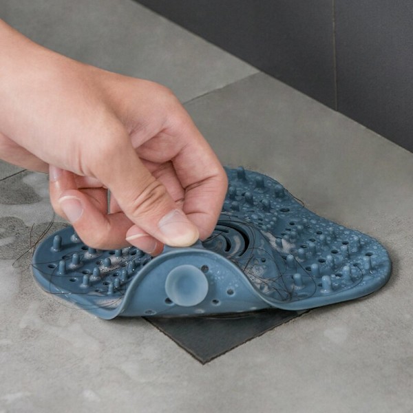 6 st 3 Färger Multifunktionell Diskho Strainer Plug Hårfångare Avlopp C