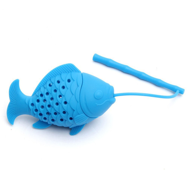 (Blå) 2-pakning Silikon Te-infuser til Te & Te, Silikon