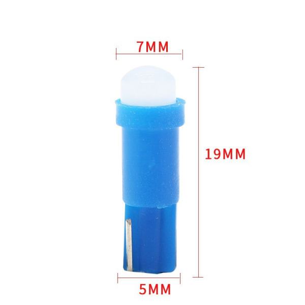 49 stycken Aidi T5 C0B bilinstrumentlampor indikator 1SM
